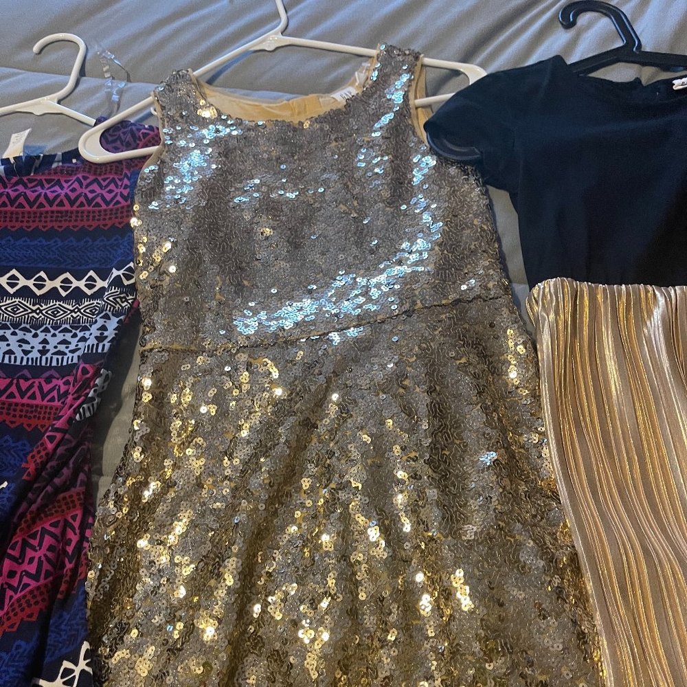 Four Beautiful Dresses for Girls ages 6/7/8